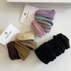 4 Pcs Solid Widen Thicken Hair Band Ropes Women Ponytail Holder Hair Tie Scrunchies Rubber Bands Korea Fashion Hair Accessories