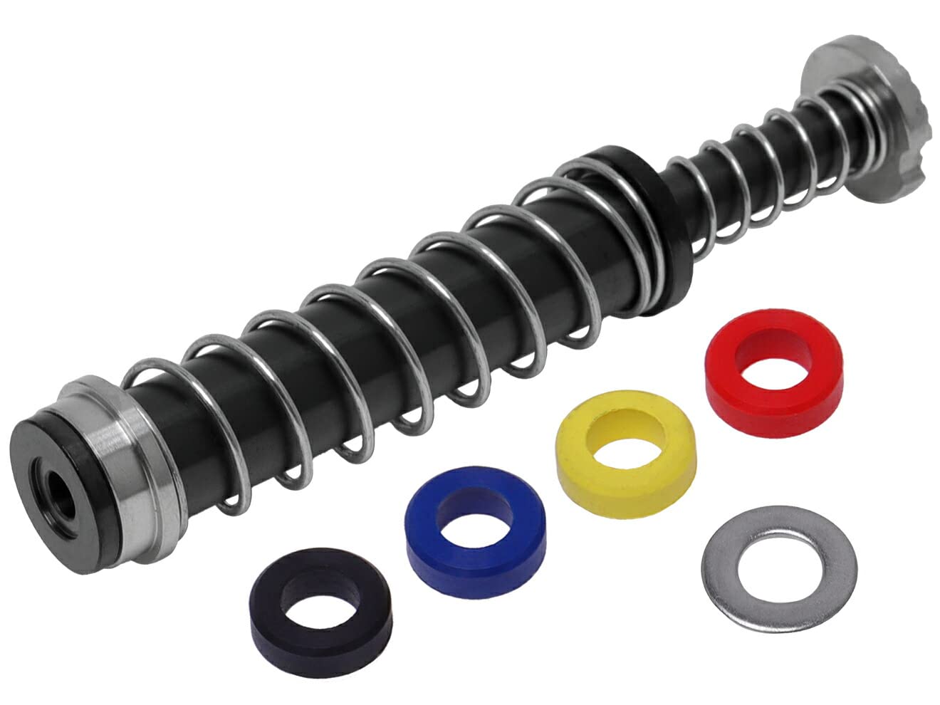 

COWCOW TECHNOLOGY Stainless Steel Recoil Spring Guide UMAREX G19X TiALN Black