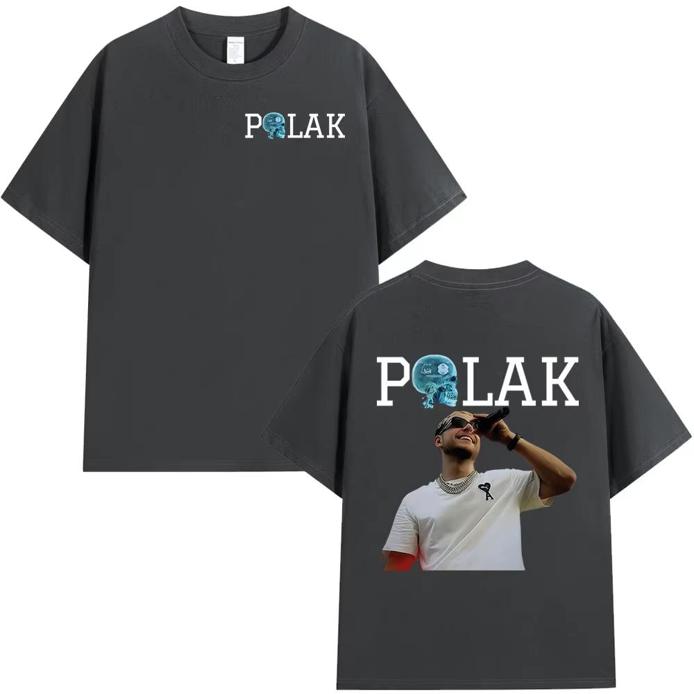 Rapper Plk Mental Album T-shirt Men Women Fashion Pop Music T-shirt Casual Cotton Short Sleeves T Shirts Tops Hip Hop Streetwear