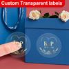 Personalized Waterproof Transparent Decals - Elegant Wedding Seals Diy Party Decorations Anniversary Gift Stickers