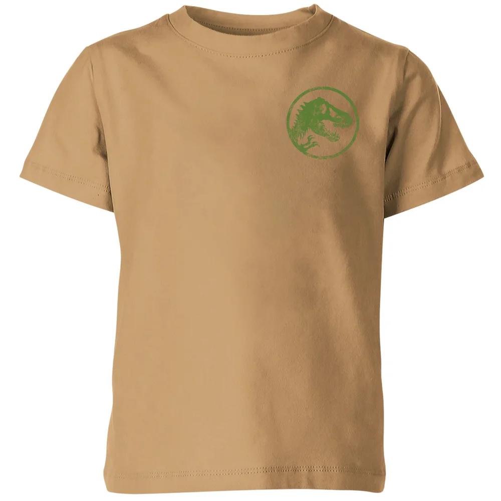 Jurassic Park Into The Wild Kids  T-Shirt - Tan - 7-8 Years 150