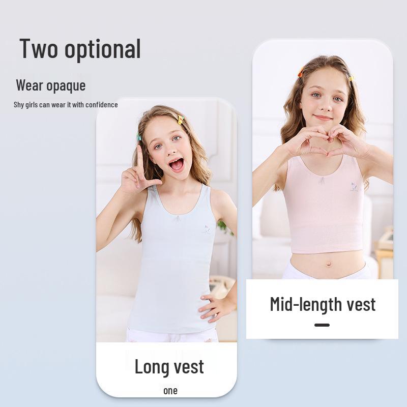 Girls' Cotton Training Bra for Preteens - Ages 13+ Ideal for Middle Schoolers