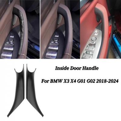 Pour BMW X3 X4 G01 G02 2018-2024 Poignée Intérieure de Porte Panneau Intérieur de Porte Cache Garniture