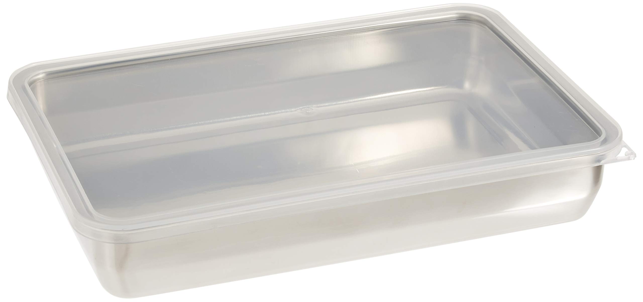 

Wahei Freiz Made in Japan Food Stocker Large Regular Dishes Storage Container Stainless Steel Pre-Prepared G-Cook GC-253