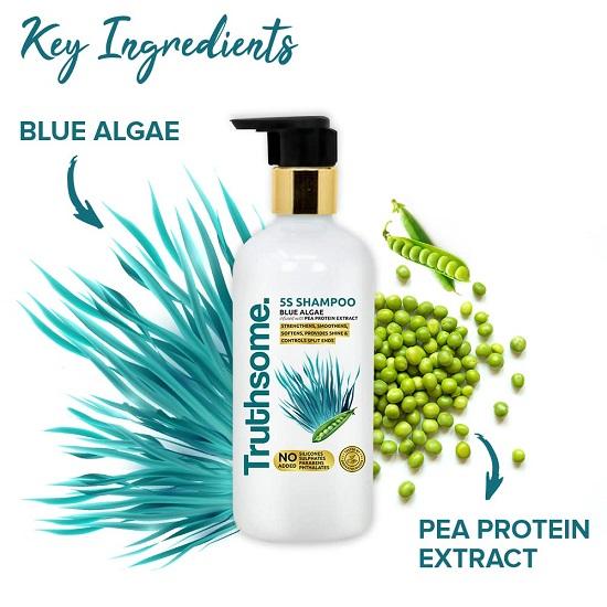 Truthsome 5S Shampoo mit Blaualgen und Erbsenproteinextrakt 300ml