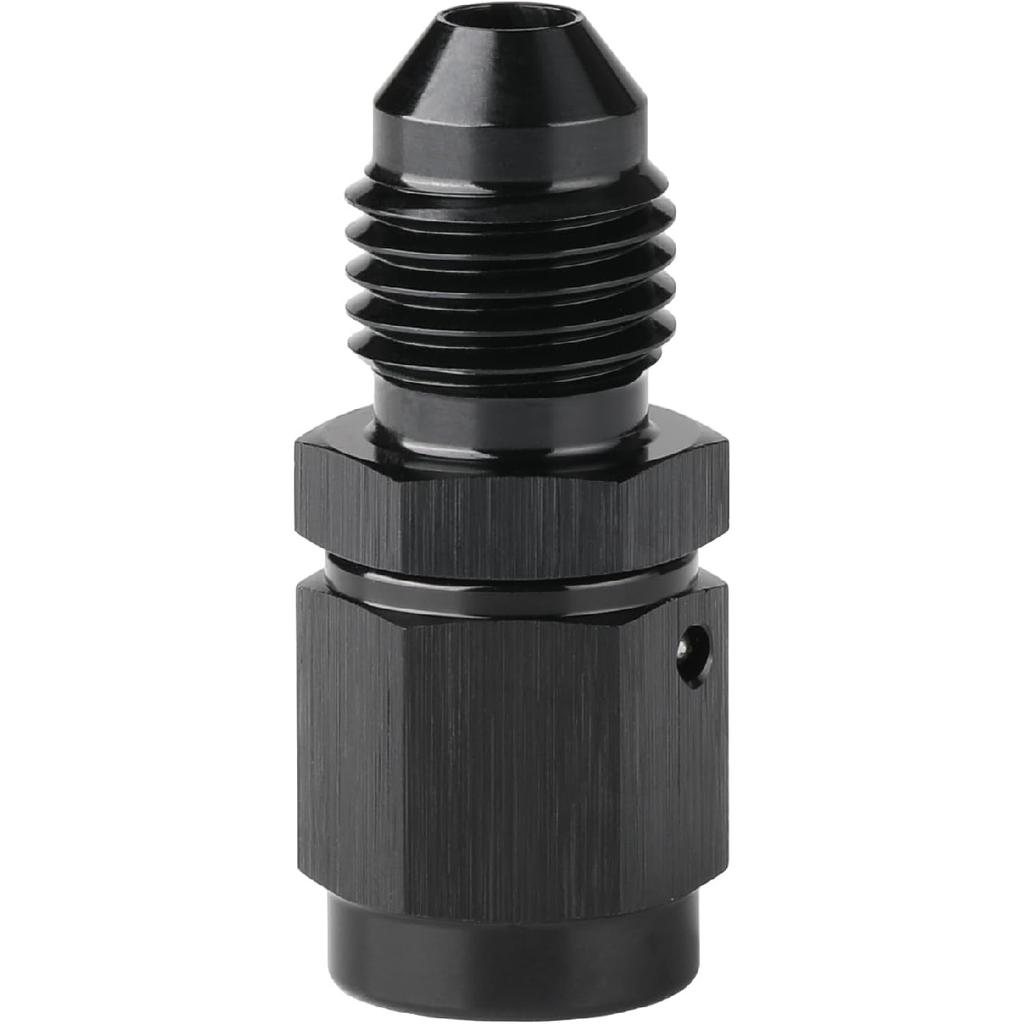 6AN Female Swivel To 8AN Male Flare Expander Fitting Adapter Aluminum Black