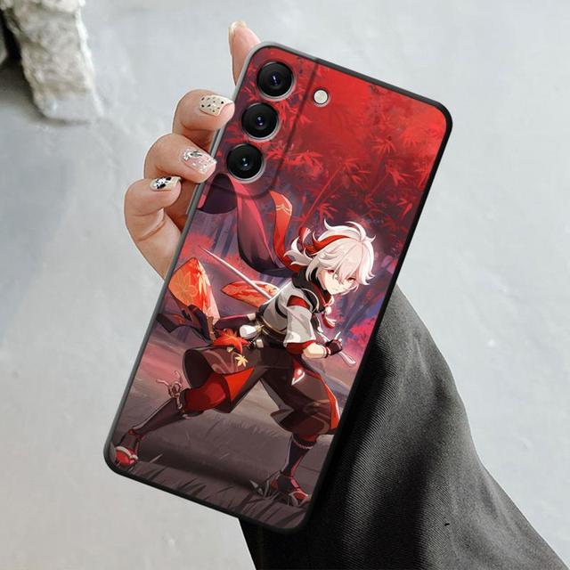 Hülle für Samsung Galaxy S23 S22 S21 S20 Fe Ultra S10 S9 S8 Plus Note 20ultra 10plus Cover Game Genshin Impact Yan Fei Barbatos