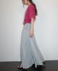 Hombadittingjeu Cotton Shirring Long Skirt (Gray)