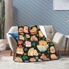 Capybara Gift Blanket Throw Blanket Lightweight Cozy Plush Blanket for Bedroom Living Rooms Sofa Couch 50"X40"
