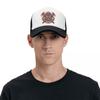 Modische Baseballkappe mit Feuerwehrmann-Totenkopf, WoUnisex, Unisex, verstellbar, Feuerwehrmann, Feuerwehr-Rettungs-Trucker-Mütze, Sport-Snapback-Mützen, Sommerkappen