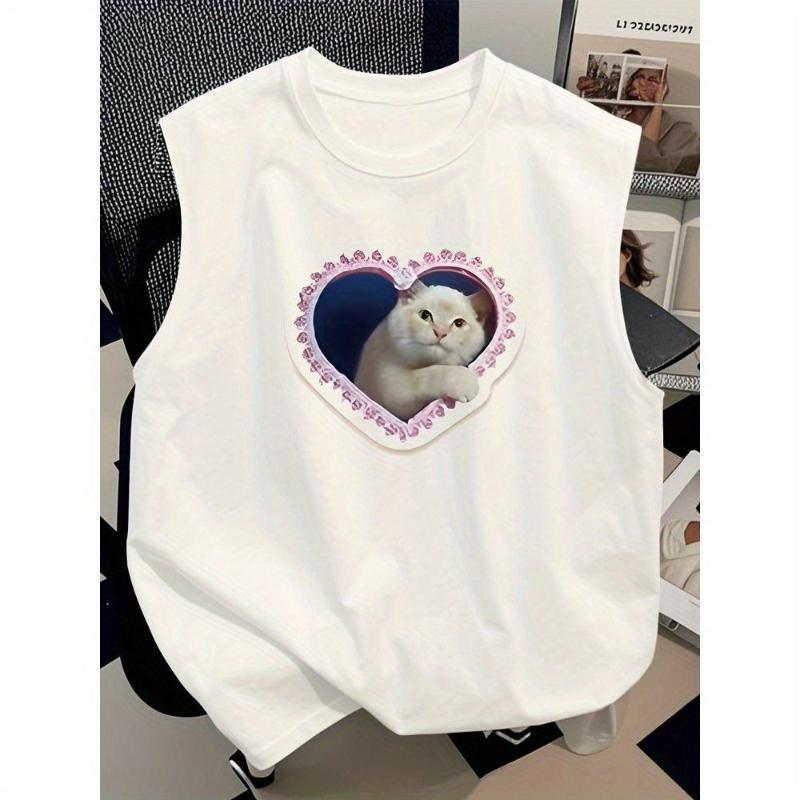 

Tank Top, Lightweight & Breathable, Great for Spring Autumn XXL білий