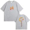 Anime Demon Slayer Rengoku Kyoujurou T Shirts Men Women Clothing Cotton Crewneck T-shirt Male Fashion Vintage Tshirt Streetwear