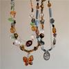 Handmade Craft Bohemia Necklace Leaf Pendant Butterfly Pendant Necklace  Women