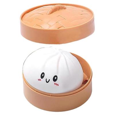Giocattolo Sensoriale da Spremere a Forma di Raviolo per Gioco Realistico e Sollievo dallo Stress Decompressione Pasta Giocattolo 4pz