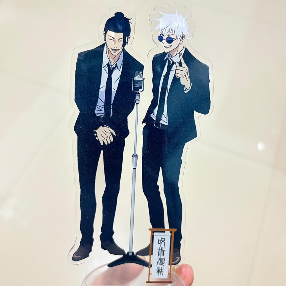 Anime Jujutsu Kaisen Akrylový stojánek Ryomen Sukuna Geto Suguru Satoru Gojo Fushiguro Megumi Nástěnka Stolní dekorace