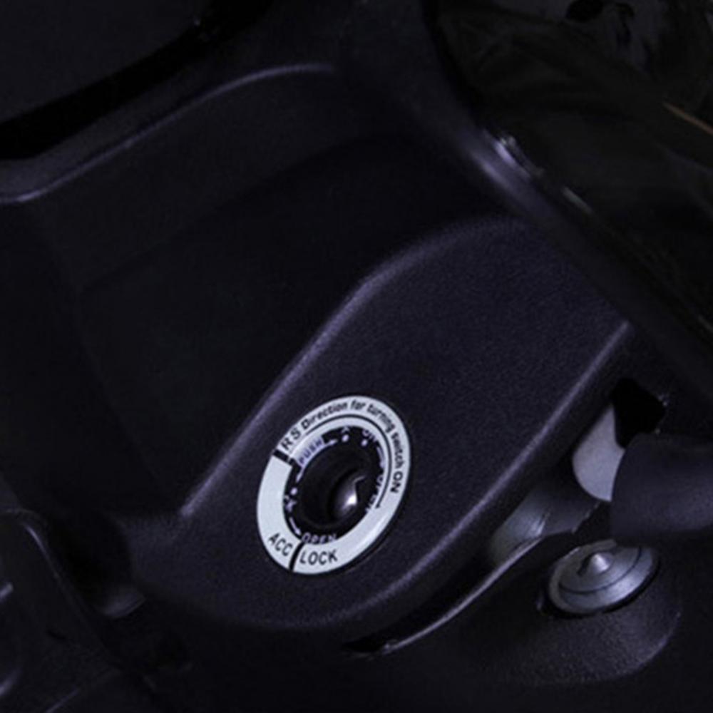 Sticker 5Pcs Fluorescent Letters Ignition Lock Cover Engine Ring Switch Motorcycle Accessories