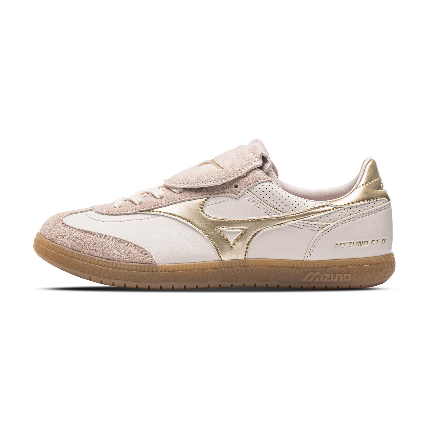 Mizuno CT 01 Skateboard Shoes Women s Low Top Pink Purple/Champagne Gold D1GH263802 36.5
