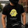 Psicopatico Paperella Carina Con Coltello Motocicletta Maglietta Cotone Estate Manica Corta Casual T-shirt Uomo Wo