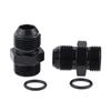 2Pcs 6/8/10AN Male To 6/8/10AN ORB Male Flare Fitting Adapter with O-Ring Straight Aluminum Hex Connector for Auto Fuel Oil Line