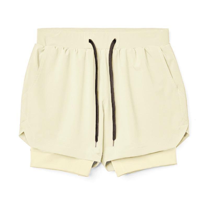 Men's Summer Muscle Size Shorts Simple Leisure Quick-Drying Shorts Exercise Loose Belt Bile Blue Ball Shorts Fitness Stretch 5" Shorts