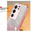 KEYSION Luxury Plating Glitter Phone Case for VIVO V29 5G Transparent Soft TPU Shockproof Back Cover for VIVO V29 5G