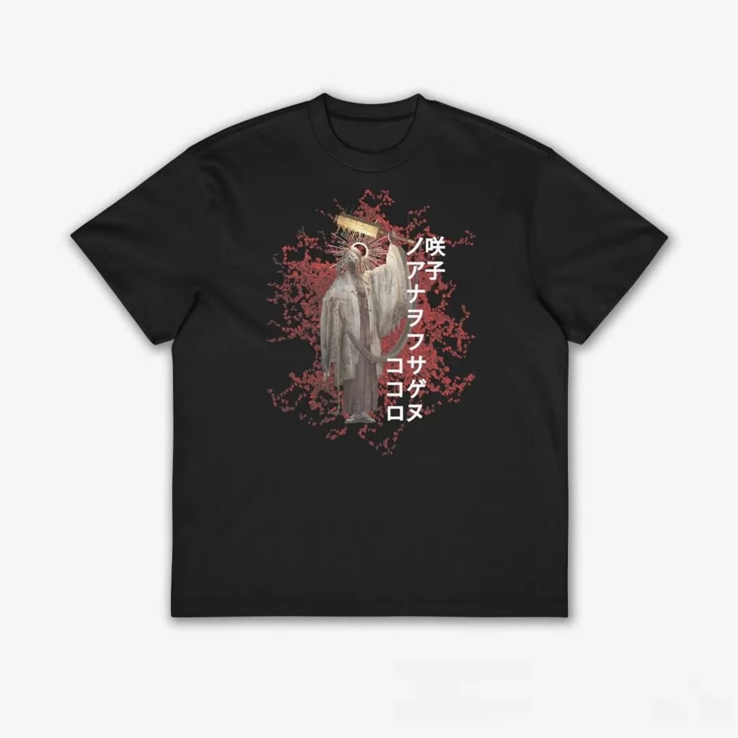 

Fun Printed Pattern T-shirt Horror Game Tee Vintage Men Women High Quality Cotton Casual Unisex Clothing Harajuku Y2k Tops S чёрный