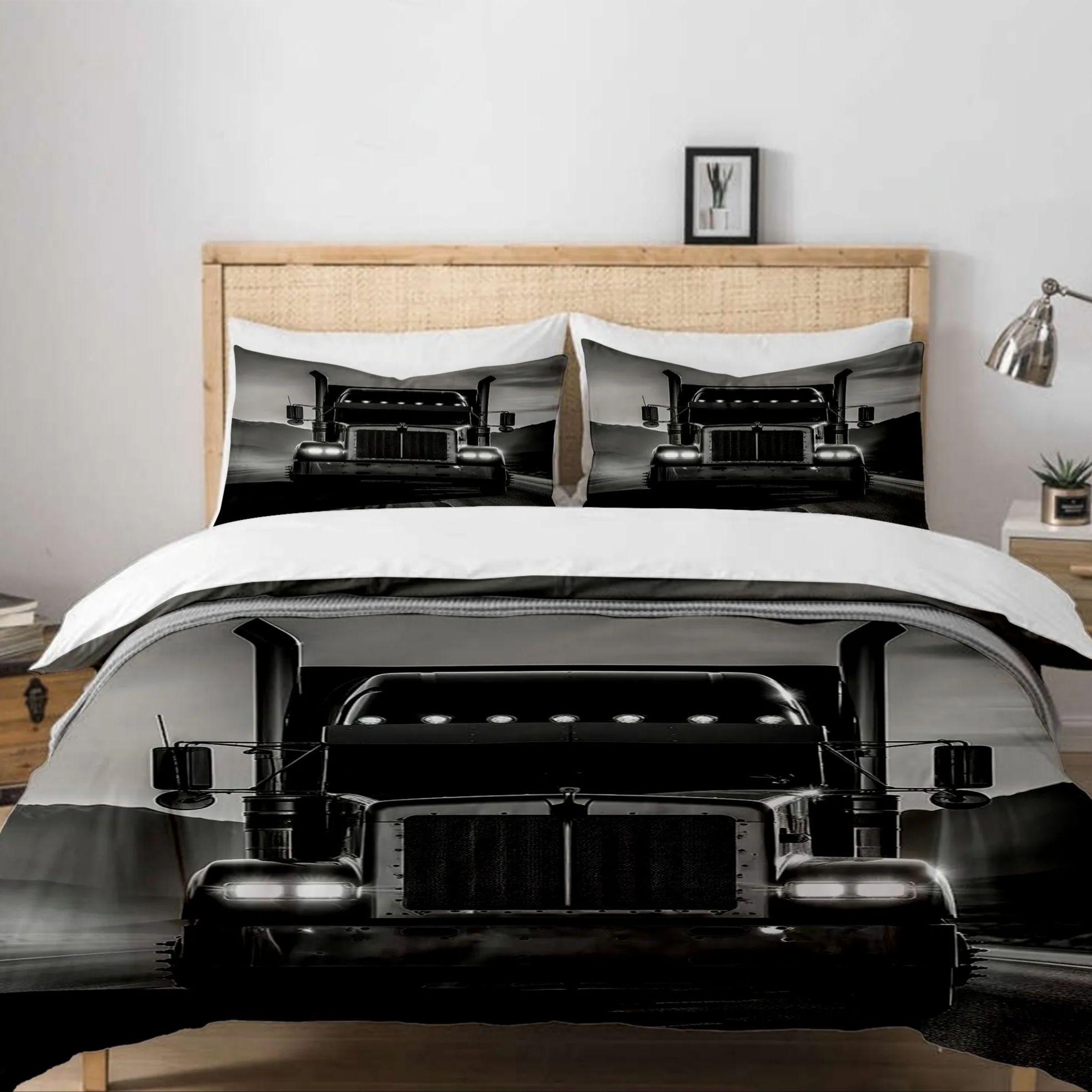 

Comforter European Big Truck Eu Single Double King Us Twin Full Queen Size Set Comforter (quilt)-EU Single(135*200cm)3pcs