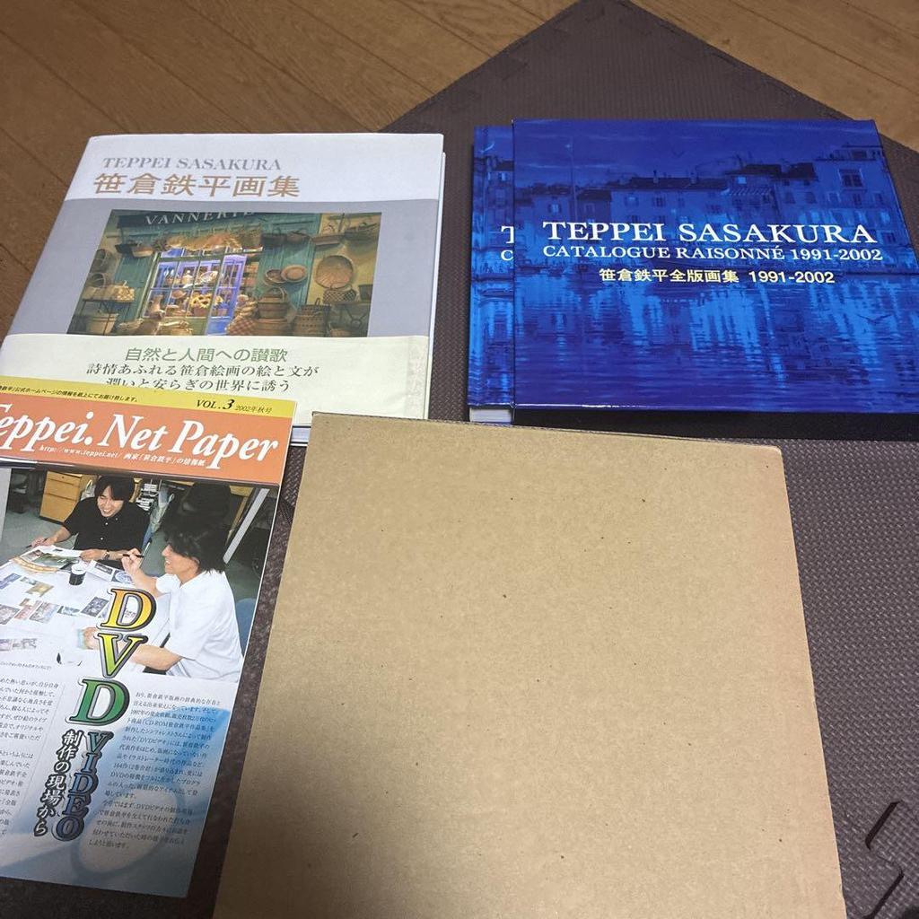 [USED] Teppei Sasakura Complete Print Collection 1991-2002 (out of print) Teppei Sasakura Art Collection (2 pieces)