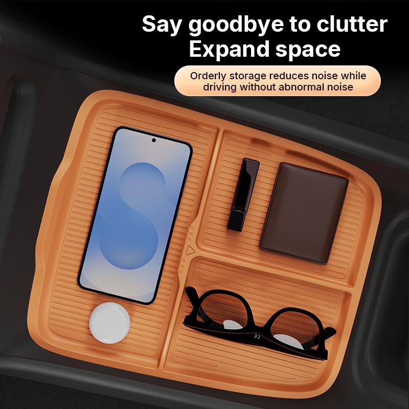 Custom Storage Box Cover For Xiaomi Yu7 2025 2026 Storage Box Center Armrest Hidden Box Cup Holder Organizer Interior