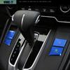 4pcs Blue Interior Gear Shift Box Gears Button Trim For Honda CR-V CRV 2017-