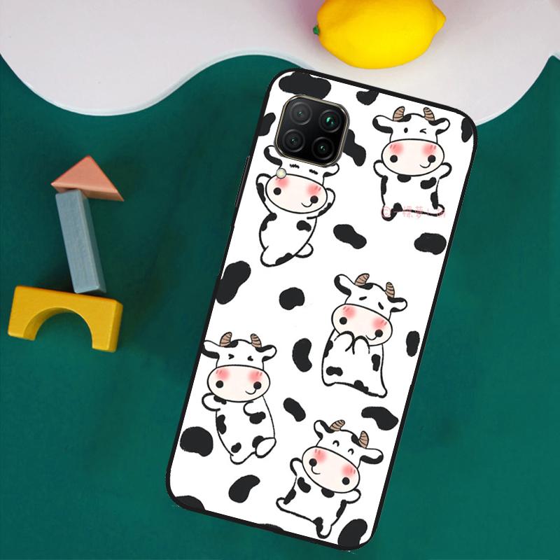 Milk Cow Skin Print Luxury For Huawei Nova Y61 Y91 Y73 Y72 Y70 Y60 Y90 12s 12i 11i 8i 9 10 SE P30 P40 Lite P60 Pro Case
