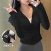 Sunscreen clothes New sports running jacket Outdoor running fitness top Women's training casual stand-up collar yoga clothes