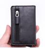 Anti-Theft RFID Zipper Card Holder with NFC Shielding
