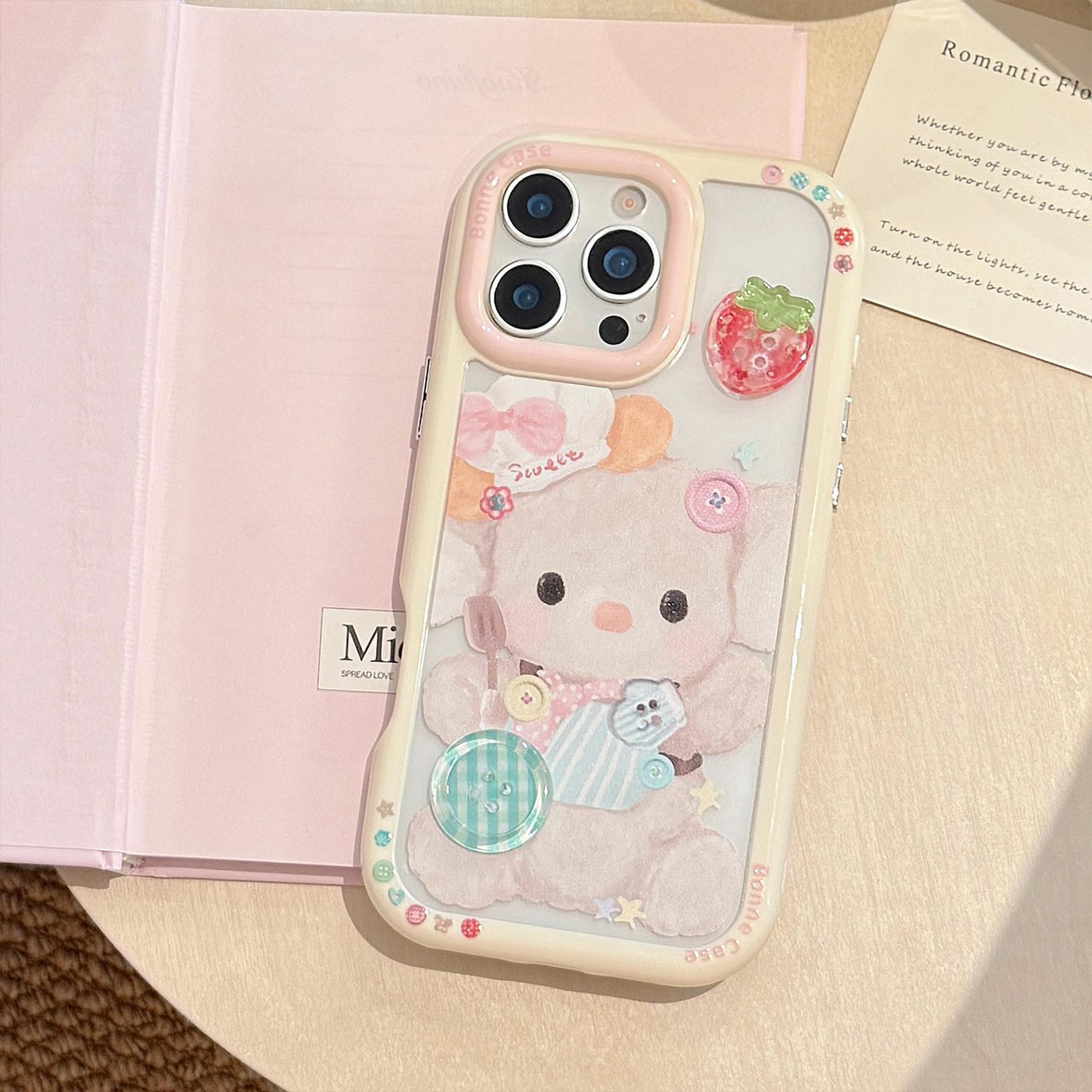 

Трехмерный Шеф-повар Маленькое Животное Подходит для IPhone 16 Apple 15 Чехол для Мобильного Телефона 14 ProMax Мультяшный 12 Акриловый 11 12pro max(6.7)