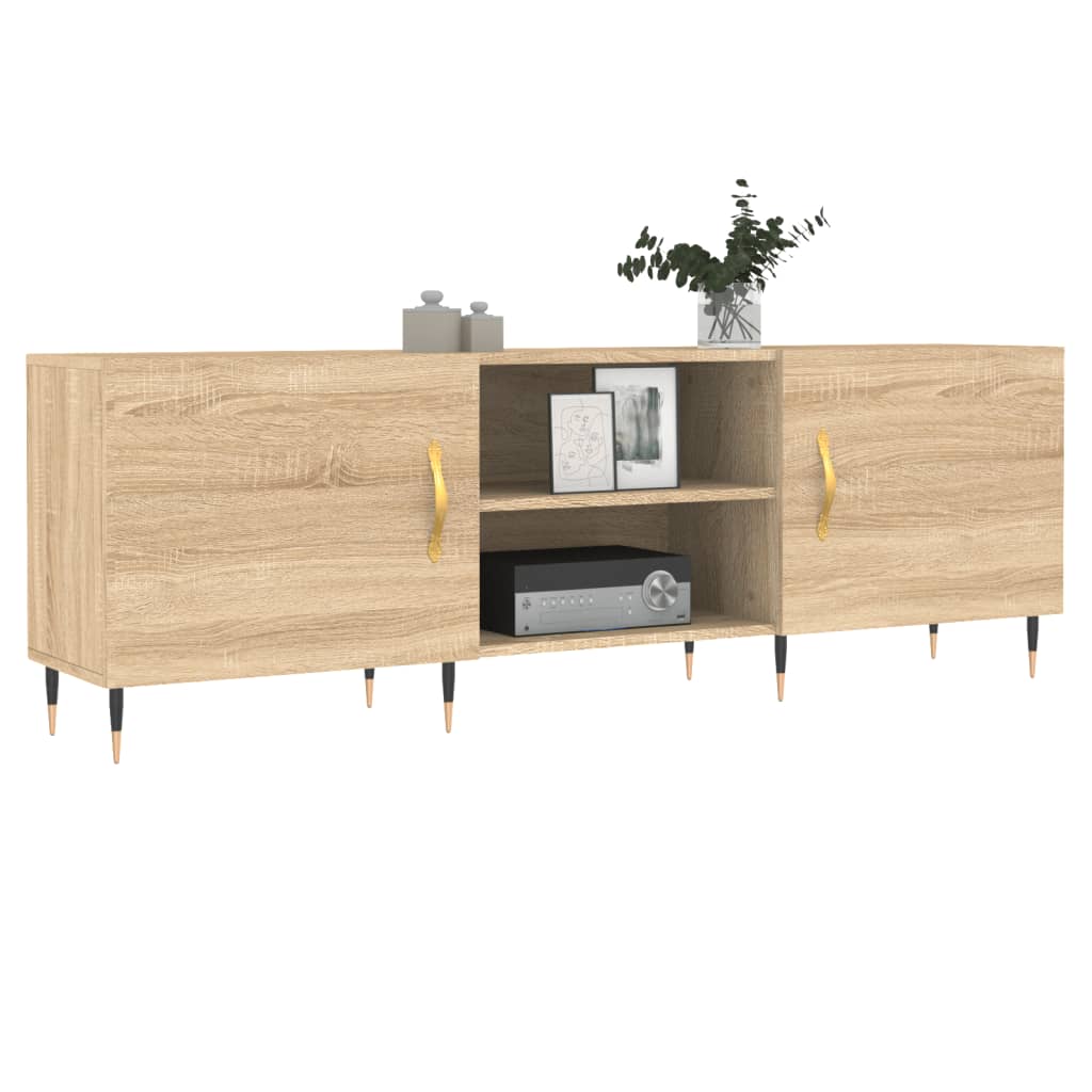TV Cabinet Sonoma Oak 150x30x50 cm Particleboard