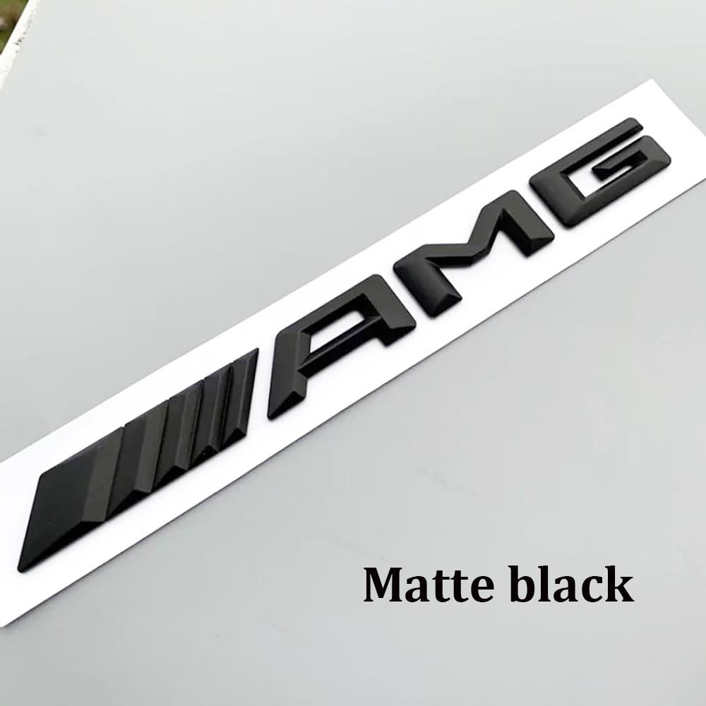 

New 3D Car Rear Trunk emblem Decal Letters Sticker For Mercedes Benz AMG A B C E G CLA W211 W203 W204 W210 W124 accessories матовый черный