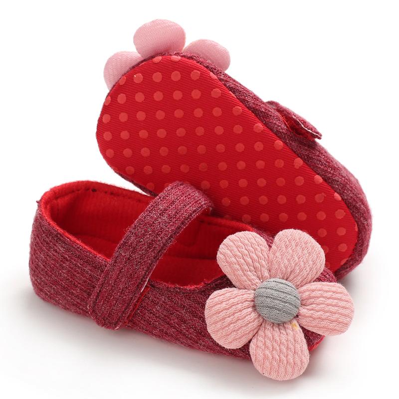 Jarní a podzimní dětské boty pro batolata 0-1 rok Měkké dno Prodyšné dětské boty All-match Princess Shoes