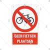 Mfoever Tin Sign Vintage Assorted Traffic Warning No Parking Tin Sign Set Retro European Bicycle Dog Fire Prohibition Metal Wall Art Rustic Saf