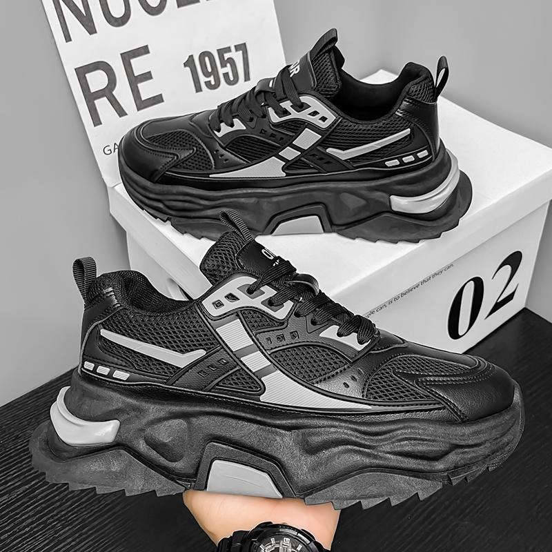 Ins Dad Shoes Large Size Mesh Breathable Sneakers Platform Running Shoes