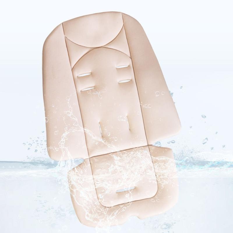 Machine Washable Infant Strollers Cushion Comfortable Cotton Seat Pad Multiple Fasteners Hole For Most Carriages