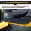 Door Anti-kick Pad For Abarth 595 695 2012-2025/ Fiat 500/500C 2008-2025/ 500E 2013-2019 Flannel LHD RHD Mat Trim Accessories