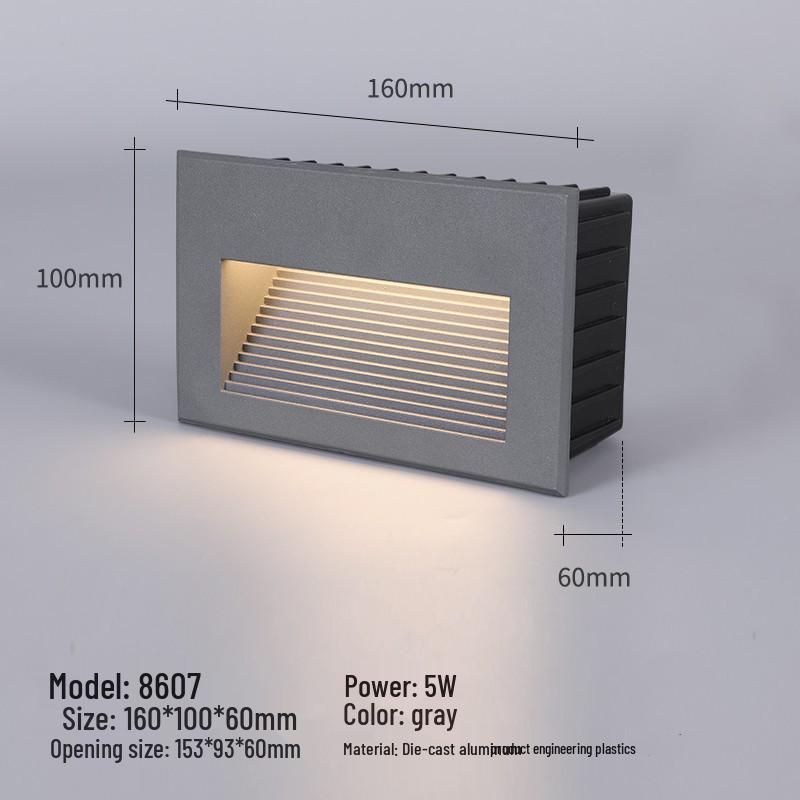 Recessed Waterproof Outdoor Stair and Pathway Light