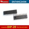SN74HC245N Octal Non-inverting 3-State Bus Transceiver Logic Chip IC DIP-20 (Brand New, Original)