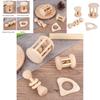 Wooden Baby Rattle Set With Sound Rescue For Early Childhood Learning And Development
