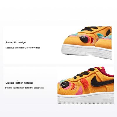 Force 1 LV8 TD Chinese New Year - University Gold Baby Sneakers Yellow White Gym-Red DQ5072-701