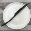 Accessories Top Quality Stainless Steel Scoop Forks Kinfe Party Dinnerware Set Matte Black Cutlery Set Drop Shipping 1 Piece