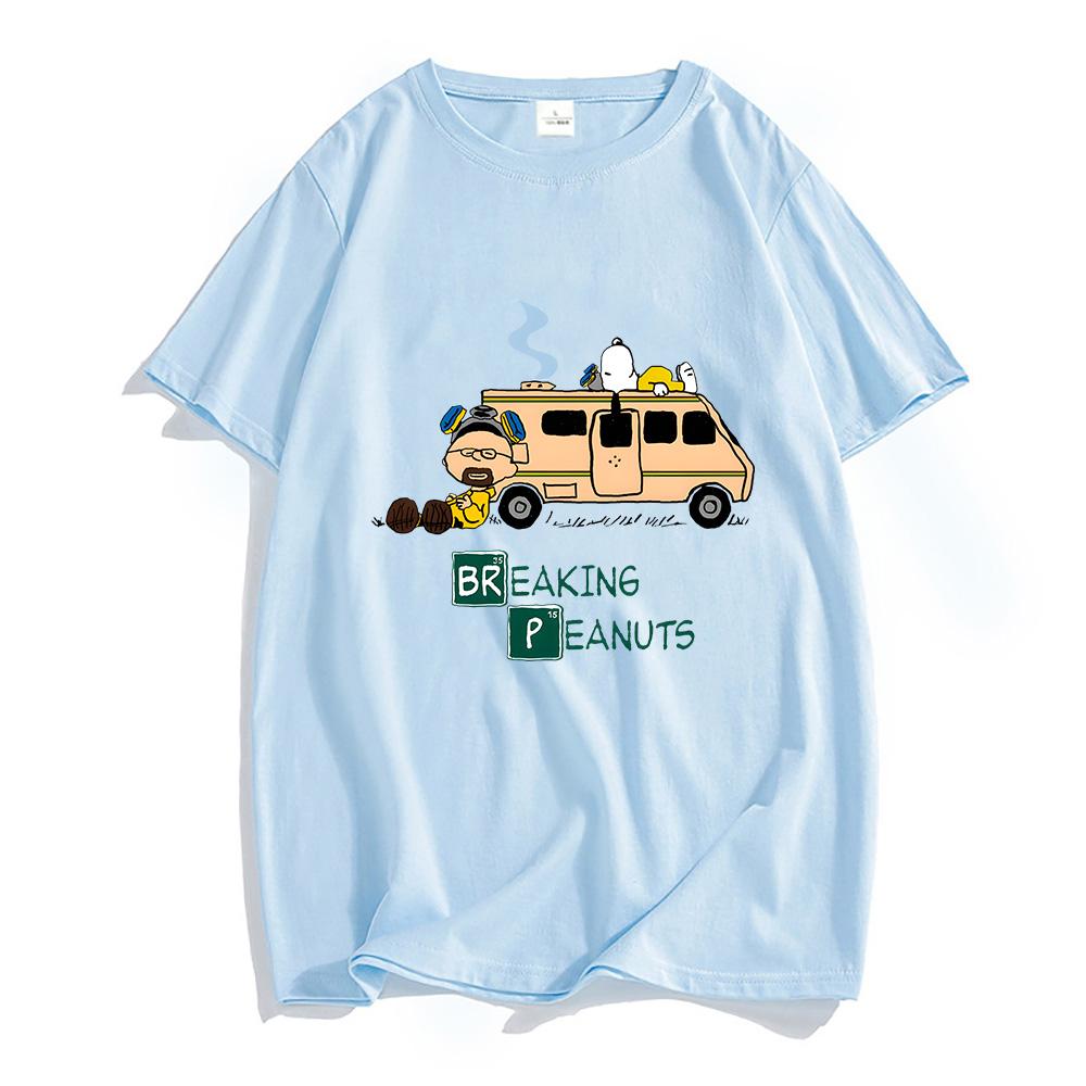 Reaking Bad Heisenberg Breaking Cat Pánská trička Harajuku Estetická trička 100% bavlna Trička Populární postavy Krátký rukáv