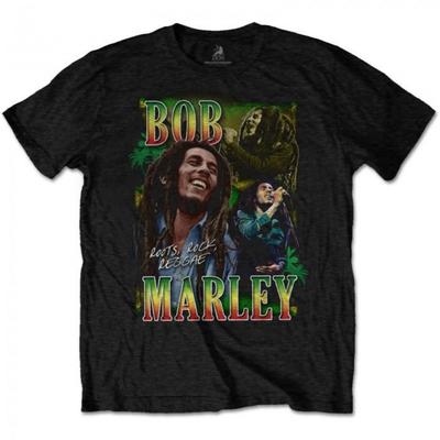 Bob Marley Unisex Erwachsenen Roots Rock Reggae Hommage T-Shirt