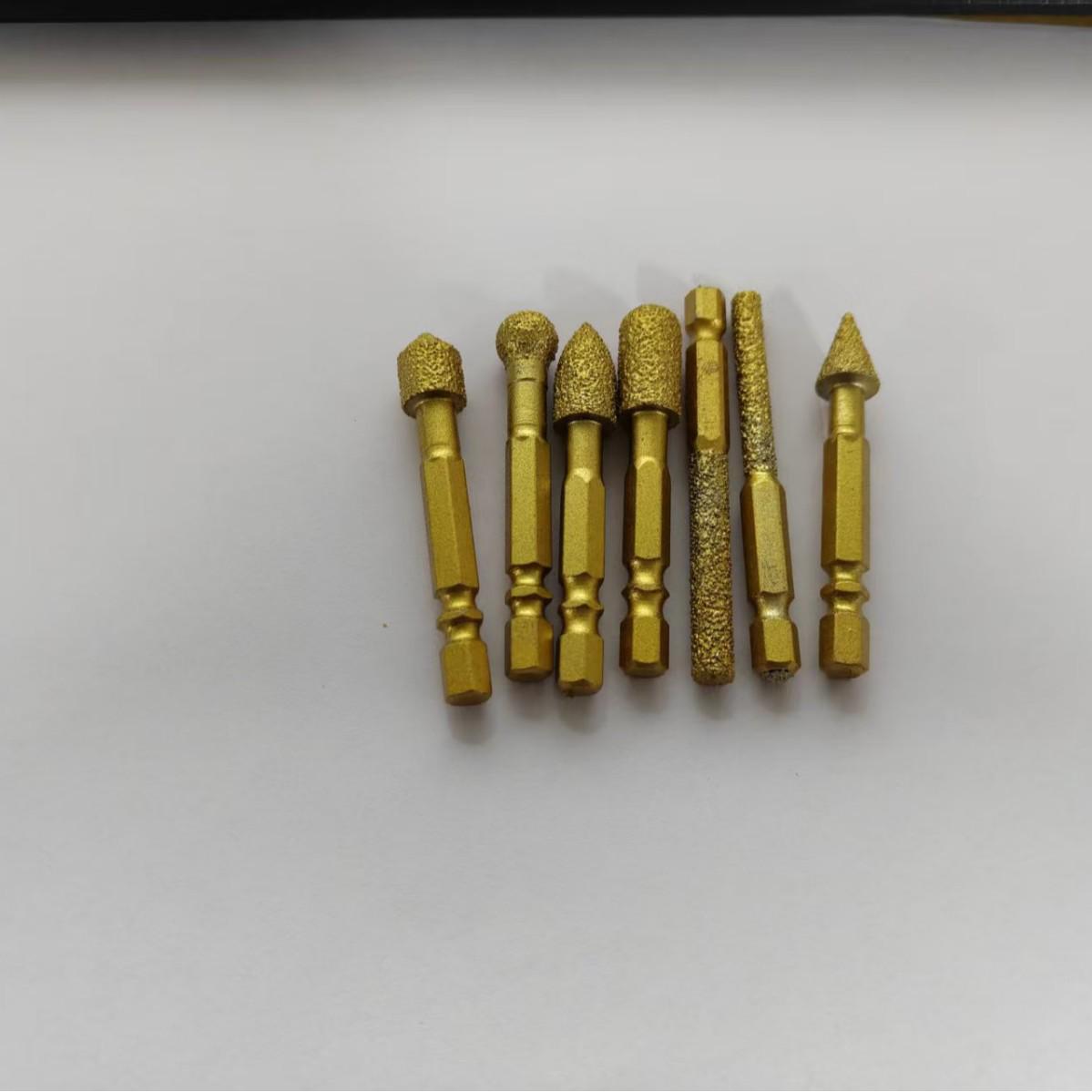 

Coarse Grit Diamond Brazed Grinding Head for Tile, Metal, and Cast Iron Deburring and Polishing