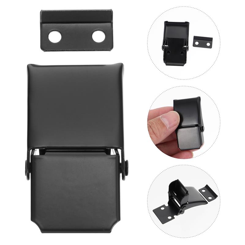 Toggle Hasp Clamp Luggage Box Latches Stainless Steel Catch Lock Toggle Case Box Hasp Box Hasp Clamps Suitcase Hasp Lock чёрный